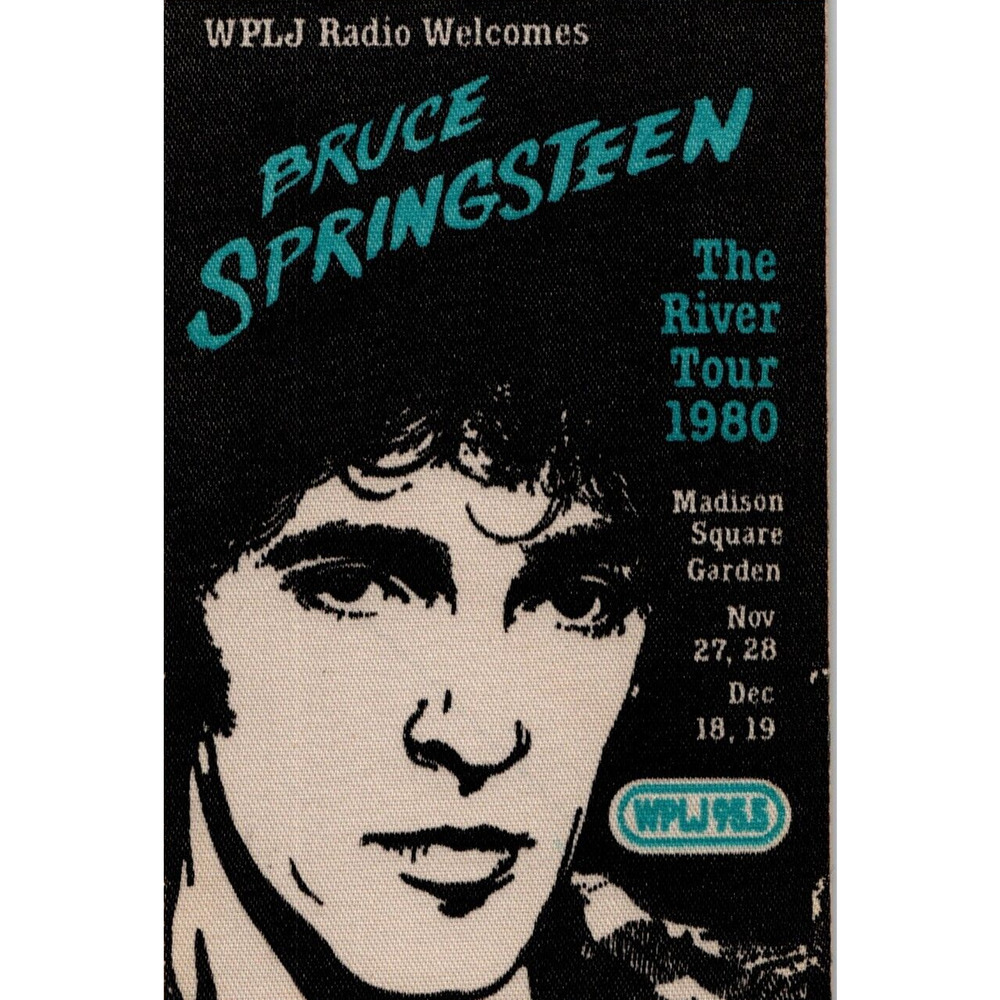 Bruce Springsteen The River Radio Station Backstage Pass New York MSG Cloth 1990